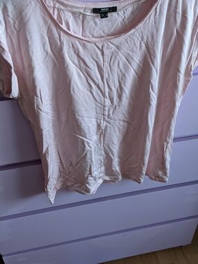 Mossimo Light Pink Scoop Neck Tee